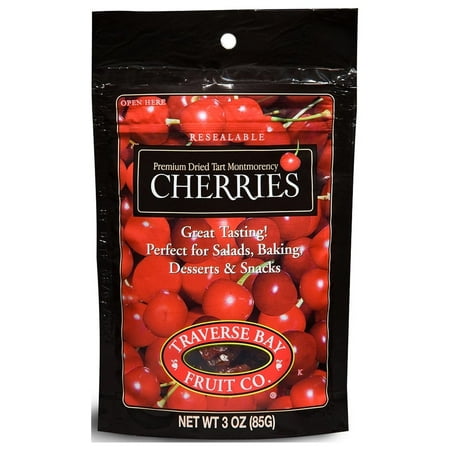 Traverse Bay Fruit Co. Premium Dried Tart Montmorency Cherries (3 oz., 12 ct.)