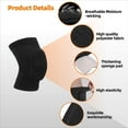 thumbnail image 2 of Volleyball Knee Pads for Dancers, Soft Breathable Knee Pads for Men Women Younth Girls Kids Knees Protective, Knee Braces for Volleyball Football Dance Yoga Wrestling Running Cycling, 2 of 5