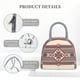 thumbnail image 4 of Balery Fashion Tatreez Bolsa de Almuerzo para Mujeres, Caja de Almuerzo, Bolsa de Almuerzo Pequeña Impermeable, Tote de Almuerzo Reutilizable con Gran Capacidad, 4 of 6