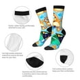 thumbnail image 3 of Masiiu Bluey Pattern Adult Crew Socks, Breathable Color-Block Mid-Calf Socks, Comfortable for Daily Wear and Sports, 3 of 6