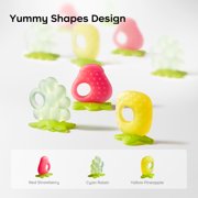 Bc Babycare Teething Toys, Silicone Soothing Baby Teether Toys, Raspberry Teether for Toddlers 0-3