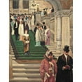 thumbnail image 3 of Robert Schiff 12x14 Black Modern Framed Museum Art Print Titled - Dignitaries Leaving the Opera, Vienna (1900), 3 of 5