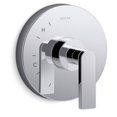 thumbnail image 2 of kohler ts73115 composed valve trim with cross handle for rite-temp pressure-balancing valve, requires valve, 2 of 2