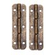 thumbnail image 4 of 10 unids Antiguo Gabinete de Bronce Puerta Equipaje Bisagra Larga 6 Agujeros Decoración Vintage Caja de madera Bisagras Muebles Accesorios 51 * 16mm, 4 of 6