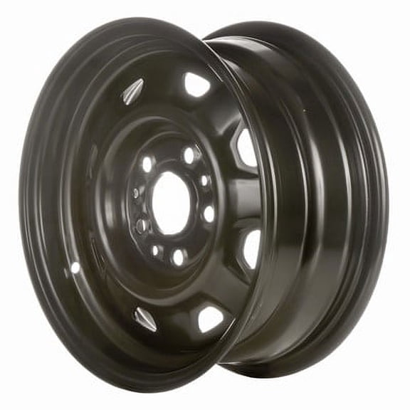 KAI 14 X 6 Reconditioned OEM Steel Wheel, Black Full Face, Fits 1984-1994 Ford Ranger