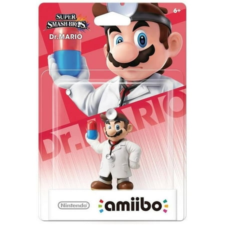 Nintendo Amiibo Dr Mario Super Smash Bros.