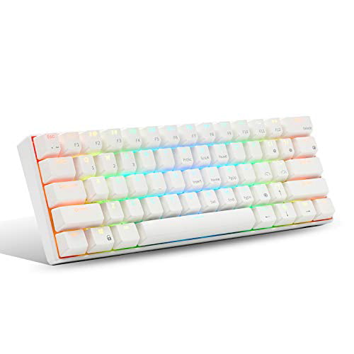 Siden Grundlægger Klassificer RK ROYAL KLUDGE RK61 RGB Wireless/Wired 60% Compact Mechanical Keyboard, 61  Keys Bluetooth Small Portable Gaming Office Keyboard with Rechargeable  Battery for Windows and Mac, Brown Switch, - Walmart.com
