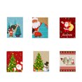 thumbnail image 3 of Pegatinas Navideñas Para Botellas De Vino Dibujos Animados Santa Muñeco De Nieve Etiquetas Adhesivas Para Navidad Decoración De Fiesta De Año Nuevo 6 Uds Cateissary HA038529-00, 3 of 6