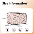 thumbnail image 5 of Haiem Dachshund Dog Puppy Print Toaster Covers 4 Slice Wide Slot,Bread Dust Cover & Fingerprint Protection,Bread Machine Cover,Appliance Covers, 5 of 7
