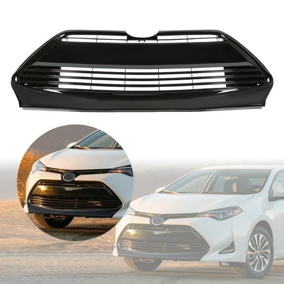 Kojem Front Bumper Face Bar Lower Grille For Toyota Corolla 2017-2019 Replacement for TO1036170 53112-02730 5311202730 RT01530007