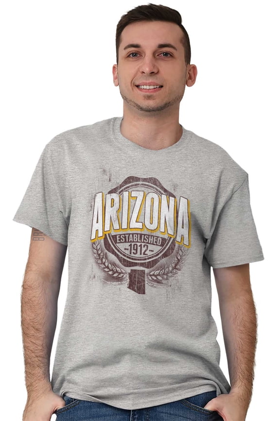 Arizona AZ Student Campus Pride Men's Graphic T Shirt Tees Brisco Brands X