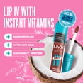 thumbnail image 6 of NYX Professional Makeup Lip IV Hydrating Lip Oil & Stain with Coconut Water, Drippin Nude, 0.16 fl oz, 6 of 11