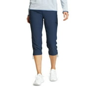 Women's Eddie Bauer Waterproof Rainier Active Capris Color: Medium Indigo Size: 14