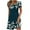 Navy 2, variant on Women's Casual Dresses UK Elegant Party Summer Leaf Sleeves Hollow Neckline Dress Long Skirt Plus Size Ladies Wedding Guest Formal Cocktail Dresses Clubbing Evening Gowns