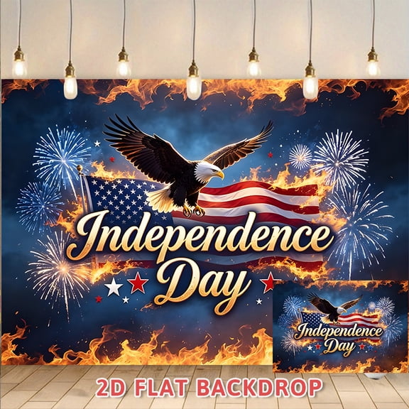 Independence Day Themed Backdrop Suitable For Festival Party Decorations Indoor And Outdoor Scene Layout Photography Background Wall Activity Atmosphere Creation Venue Dressing Up