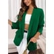 thumbnail image 5 of Blazer PRETTYGARDEN de poliéster verde casual para mujer, 5 of 6