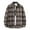 Coffee, variant on Meichang Men's Flannel Shirts Plus Size Plaid Outerwear Fall Button Down Shirt Jacket Regular Fit Long Sleeve Coat Jacket