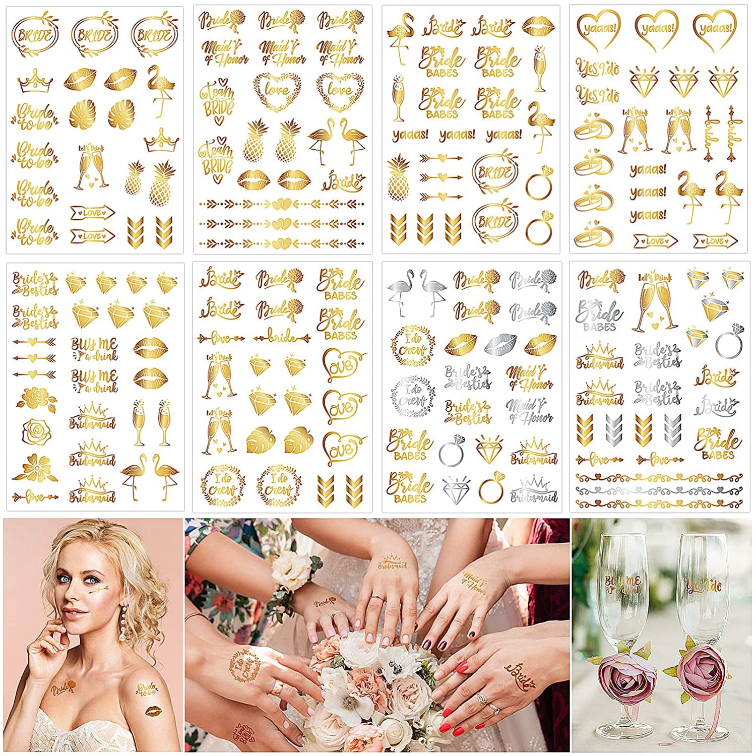 50 Temporary Tattoos for a Bachelorette Party  Moms Got the Stuff