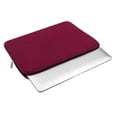 thumbnail image 4 of Funda protectora Baoblaze para computadora portátil de 13 pulgadas con cremallera interior suave Vino rojo, 4 of 8