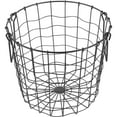 thumbnail image 4 of Toy Bin Country Round Iron Firewood Storage Basket Outdoor (black) Versatile, 4 of 8