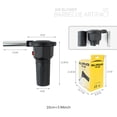 thumbnail image 5 of ZPAQI Convenient Barbeque Fan Air Blower Bellows BBQ Cooking Tool Electric BBQ Fan, 5 of 11