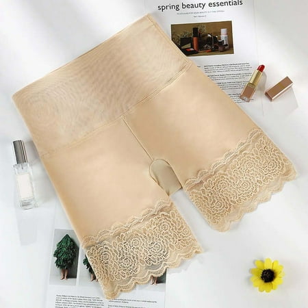 

Anti-Chafing Ice Silks Thigh Saver High Waist Hips Up Shapewear Tummy Control New
