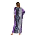 thumbnail image 5 of Beautybatik Multicoloured Women Hippie Tie Dye Caftan Kaftan Loungewear Maxi Plus Size Long Dress XL, 5 of 5
