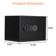 thumbnail image 3 of QinaQin Caja fuerte con doble modo de apertura, alarma antirrobo, bolsa ignífuga e impermeable y repisa removible, ideal para casa u oficina, 3 of 8