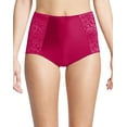 thumbnail image 2 of Bali Double Support Briefs, 3-Pack In the Navy/Pink Reverie/Fresh Berry 6 Women's, 2 of 2
