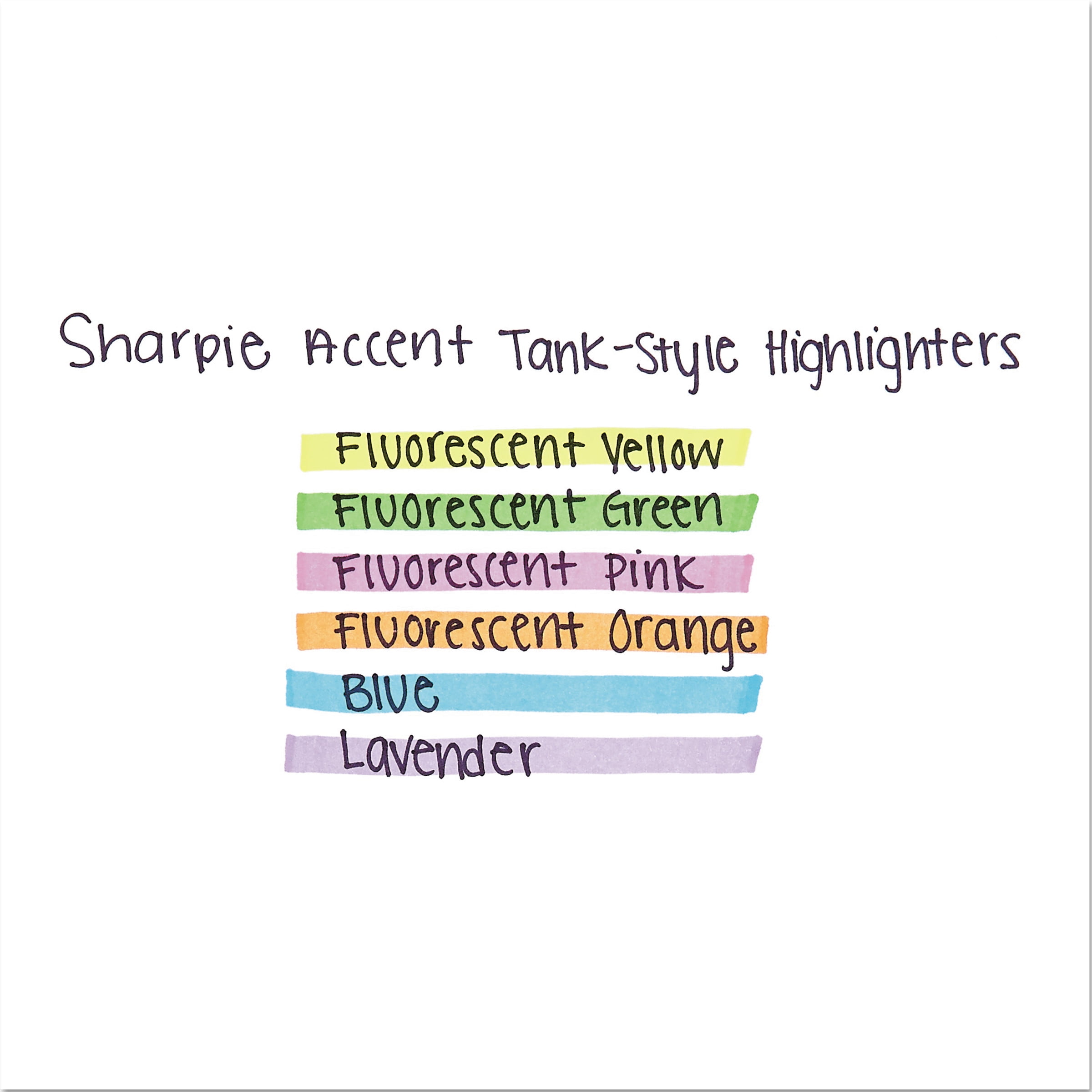 Sharpie Sharpie Accent® Highlighters, Fluorescent Yellow, 12/Case MK601FYE