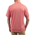 thumbnail image 2 of Men's Cutter & Buck Scarlet Nebraska Huskers Forge Eco Double Stripe Stretch Recycled Polo, 2 of 2