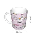 thumbnail image 2 of Yiaed No Drama Llama Print Ceramics Coffee,Large Handle Design,Extra Large Tea and Coffee Cup for Office and Home Mugs, 2 of 6