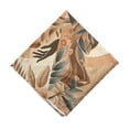 thumbnail image 3 of Ambesonne Boho Unisex Bandana, Peachy Hues Nature Lady Botany, , Slate Blue and Pale Rust, 3 of 4