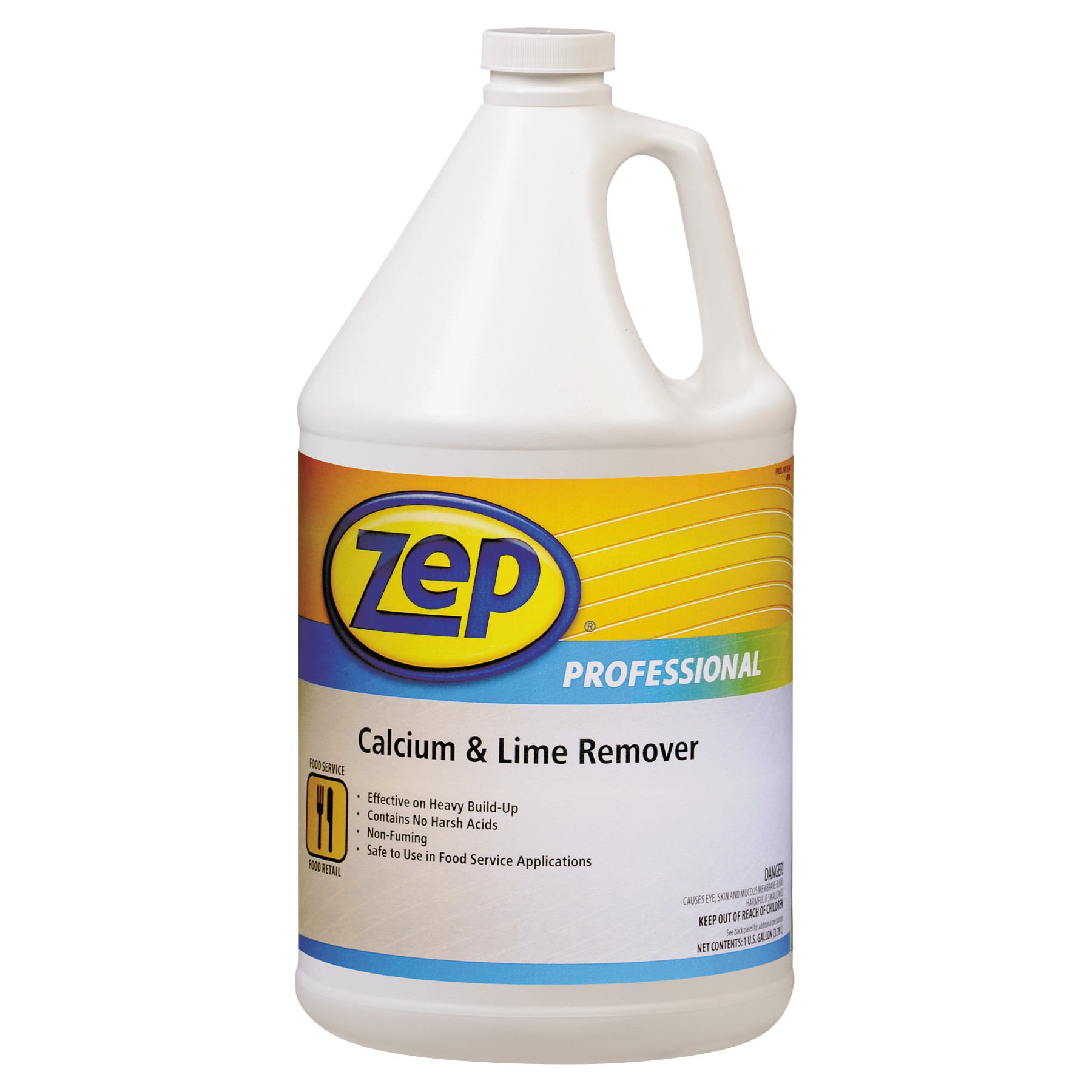 Zep Professional Calcium & Lime Remover, Neutral, 1gal Bottle, 4/Carton