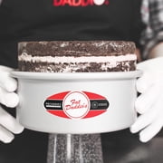 Fat Daddio's Anodized Aluminum Round Pan, 6-Piece Cheesecake Pan Set, 3 x 2 Inch, Silver, Removable Bottom, Specialty Dessert Bakeware