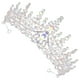 thumbnail image 2 of KAKOWELY Tocado de novia para boda, corona de novia, corona de novia delicada, diadema de novia, tiara de novia, diadema, 2 of 5