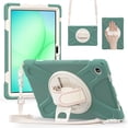 thumbnail image 1 of Funda para Samsung Galaxy Tab A11 Plus de 11 pulgadas (2025) y A9 Plus de 11 pulgadas (2023), funda protectora infantil a prueba de golpes con portalápices, correa de mano giratoria de 360 ​​grados, 1 of 9