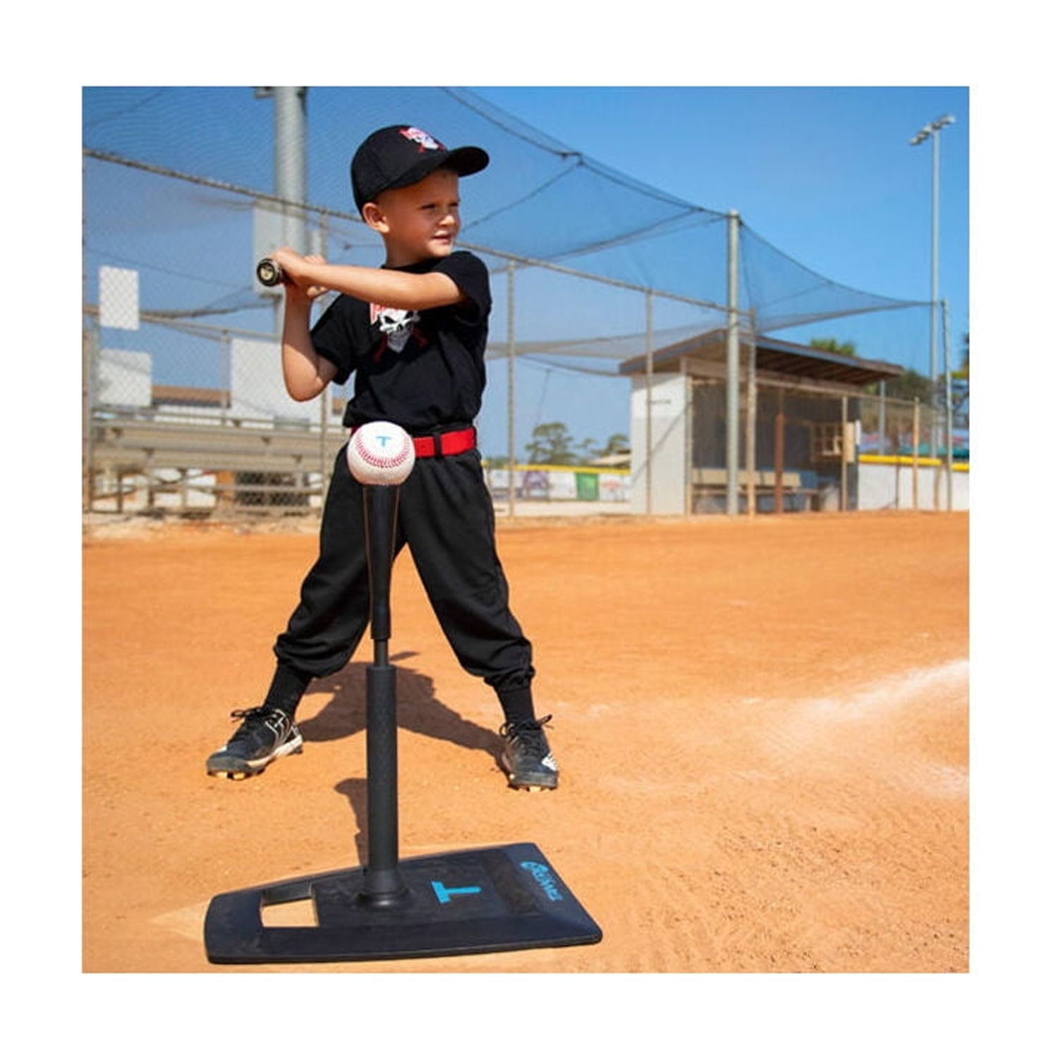 Tanner Jr. Batting Tee for Kids and Toddlers. Durable Youth T Ball Tee T Ball Stand with Easy Height Adjustments and Flexible Rubber Cone. Built to Last. Learn Like Pro on This Tee Ball Tee
