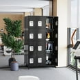 thumbnail image 2 of Aobabo 12 Doors Metal Storage Locker for Employees, Storage Locker for School Office Gym Bedroom, Industrial Steel Storage Locker with 12 Hooks, Black, Assembly Required, 2 of 5
