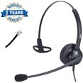 thumbnail image 2 of Call Center Headset With RJ9 Jack & 3.5 Connectors For Landline Deskphone Cell Phone PC Laptop 2 of 11