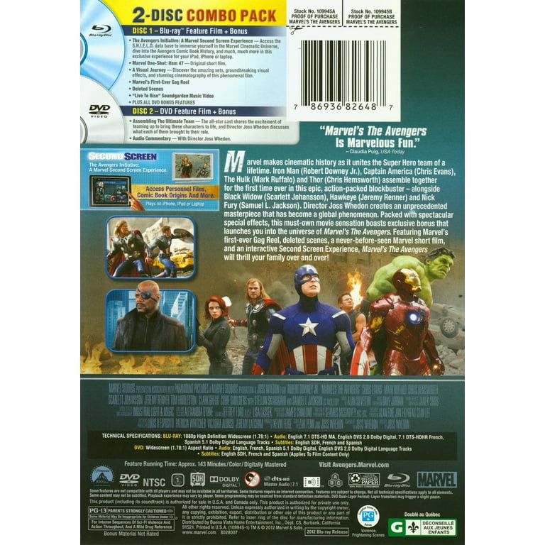 The Avengers Blu ray Walmart