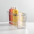thumbnail image 2 of iDesign Recycled Plastic Stackable Storage Bin - Perfect to Hold Breast Milk Bags - Clear, 2 of 5