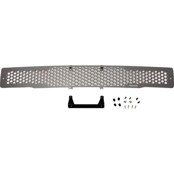 Putco Bumper Grille Inserts Ford F150 - Stainless Steel Punch Design 85160
