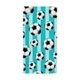 thumbnail image 2 of LACKUST Soccer Pattern Beach Towel - Quick-Dry Striped Design for Sports Fans, Standard Size, 2 of 7