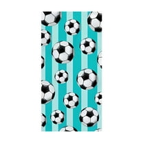 Kedshhgu Soccer Ball Beach Sand Free Towel, Printed Bath Towel Vacation Absorbent Bath Towel, Quick Dry Microfiber Bath Towel for Travel Pool Camping Sports Beach Accessories