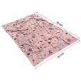 thumbnail image 4 of Pink Cow Milk Strawberry Pattern Blanket,Comfortable Soft Flannel Throw Blanket,All Season,Warm Lightweight Blankets for Sofa Bed Couch Living Room Chair,40"x50", 4 of 4