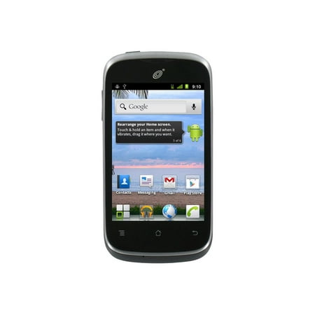 Huawei Ascend Y - Smartphone - 3G - microSD slot - 3.5" - 320 x 480 pixels - TFT - RAM 256 MB - 3.2 MP - Android - refurbished - prepaid - NET10