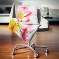 thumbnail image 1 of DESIGN ART Designart 'Beautiful Pink Flower Painting' Floral Throw Blanket, 1 of 5