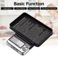 thumbnail image 4 of Rechargeable Digital Pocket Scale Jewelry Electronic Scale Mini Scale USB Power Supply Scale 2-inch LCD, 4 of 8