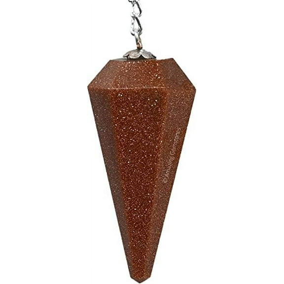 Red Goldstone Crystal Pendulum Divination